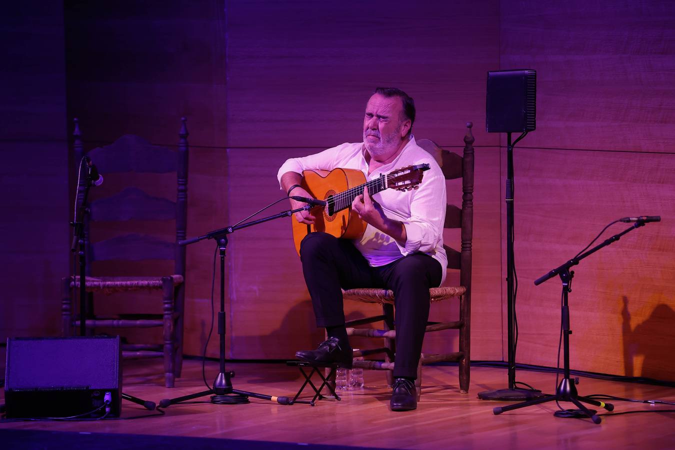 Manolo Franco recibió el calor de un público entregado a los sonidos de su guitarra