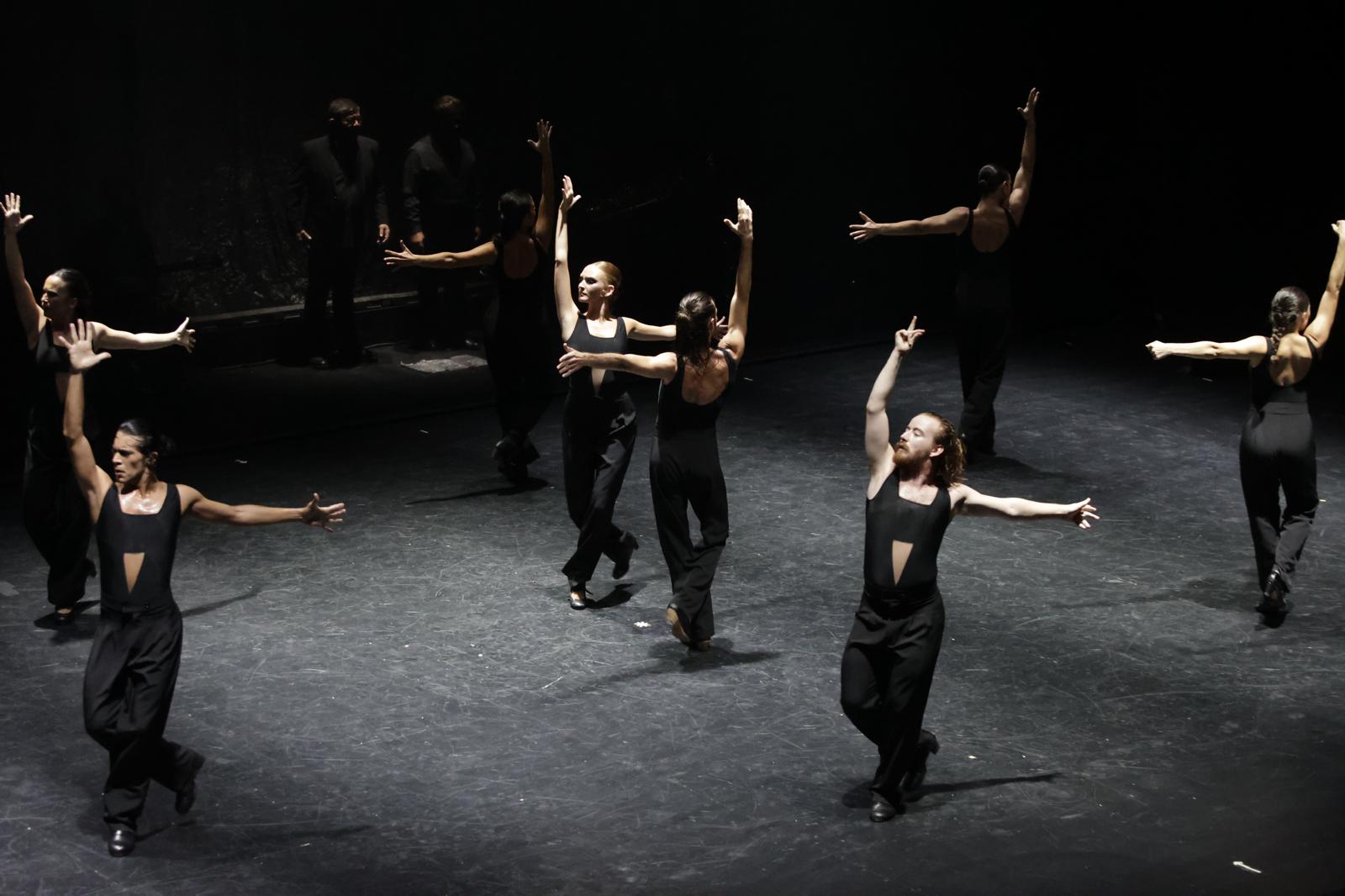 Un instante del espectáculo 'Comedia sin título', de la coreógrafa Úrsula López, en el Teatro Central 