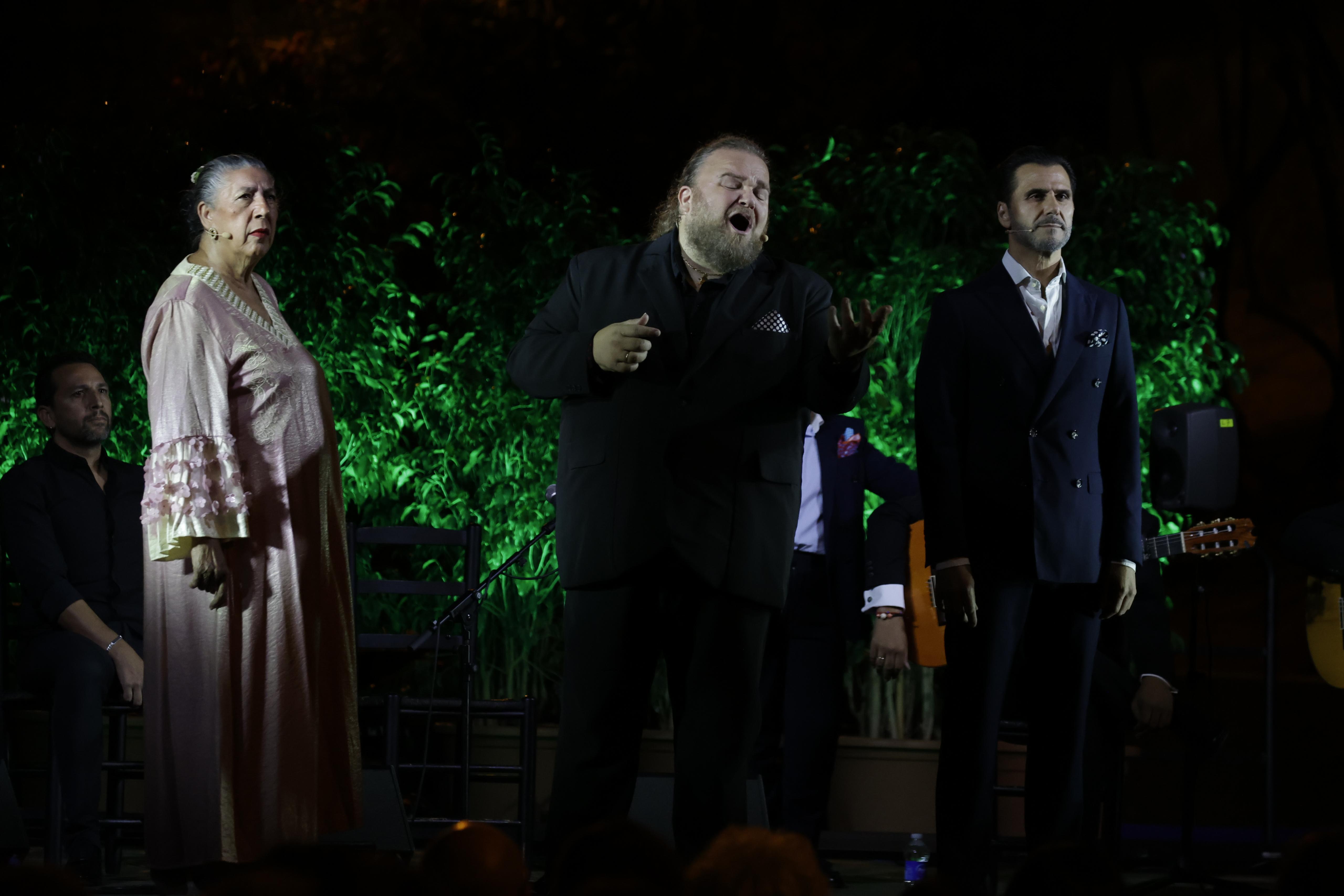 Momento en el muelle Camaronero de 'Territorio Jerez', dentro de la Bienal de Flamenco