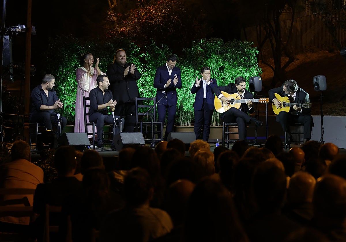 Momento en el muelle Camaronero de 'Territorio Jerez', dentro de la Bienal de Flamenco