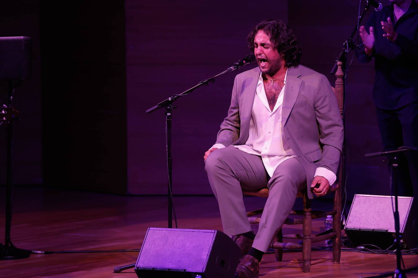 Un momento del concierto flamenco de este sábado en el Espacio Turina