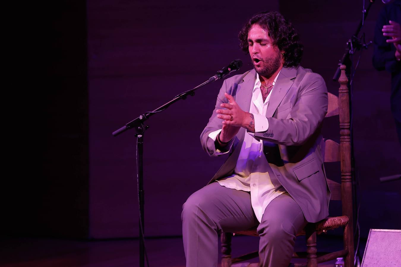 Un momento del concierto flamenco de este sábado en el Espacio Turina