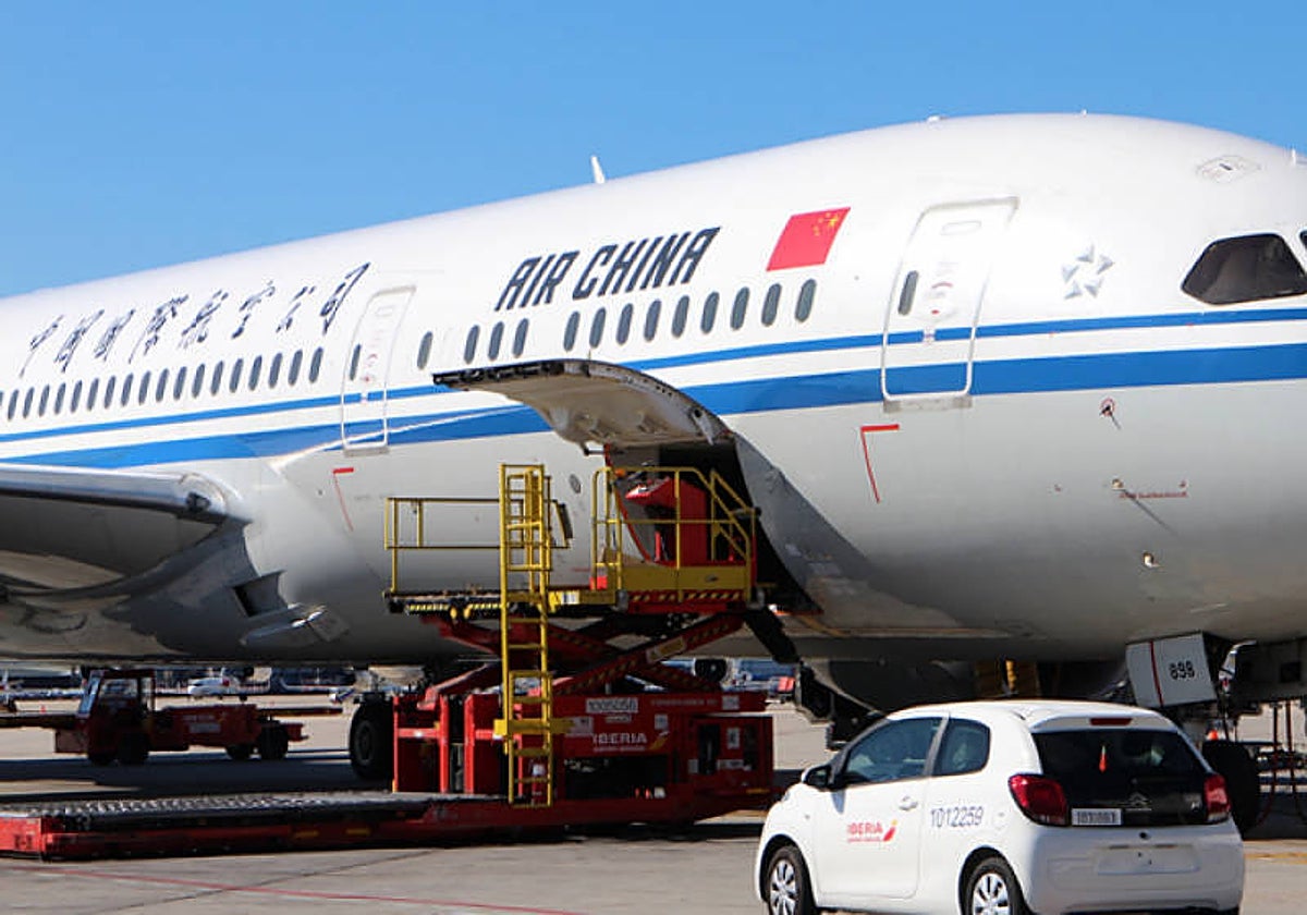 Imagen de archivo de un avión de Air China