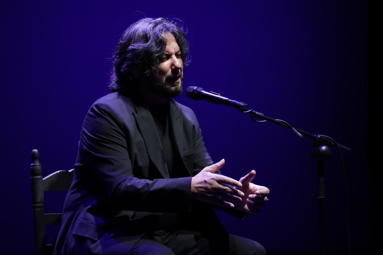 Momento de la actuación de El Turry & El Perrete dentro de la Bienal de Flamenco