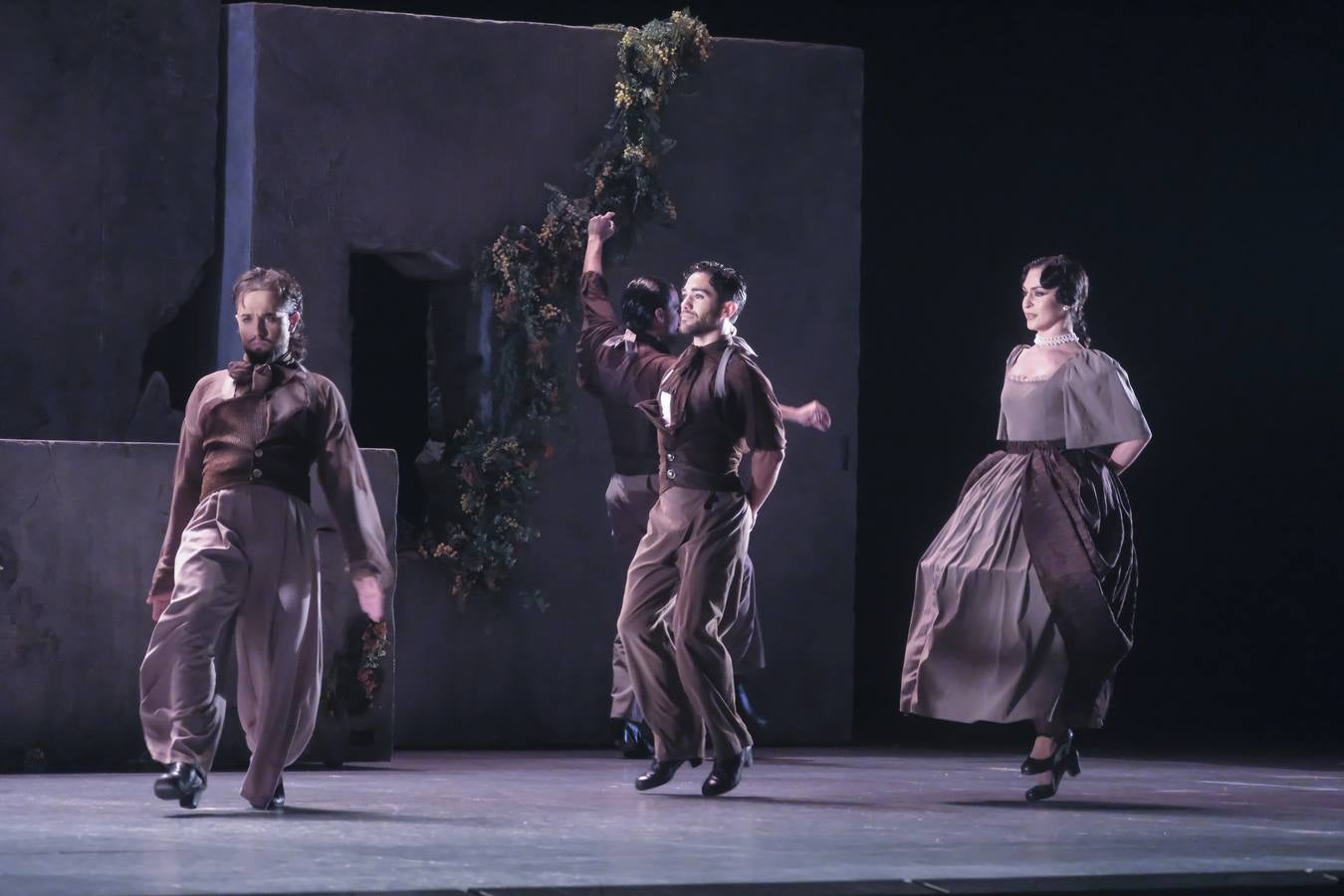 Puesta en escena del espectáculo 'Pineda' a cargo del Ballet Flamenco de Andalucía