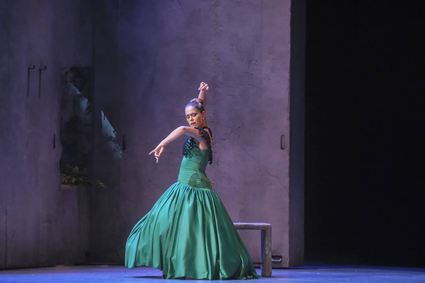 Puesta en escena del espectáculo 'Pineda' a cargo del Ballet Flamenco de Andalucía