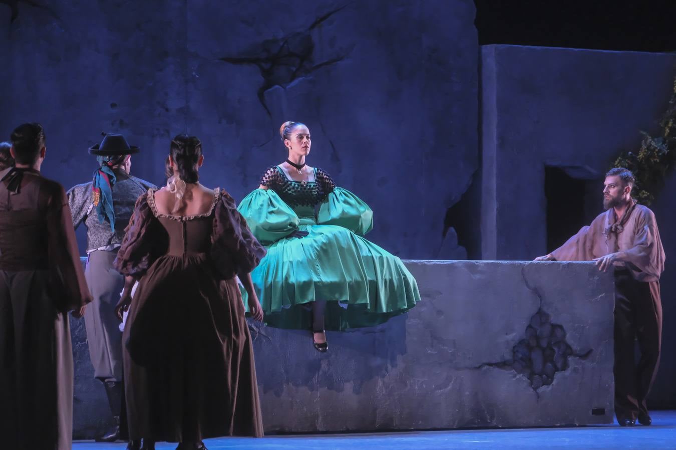 Puesta en escena del espectáculo 'Pineda' a cargo del Ballet Flamenco de Andalucía