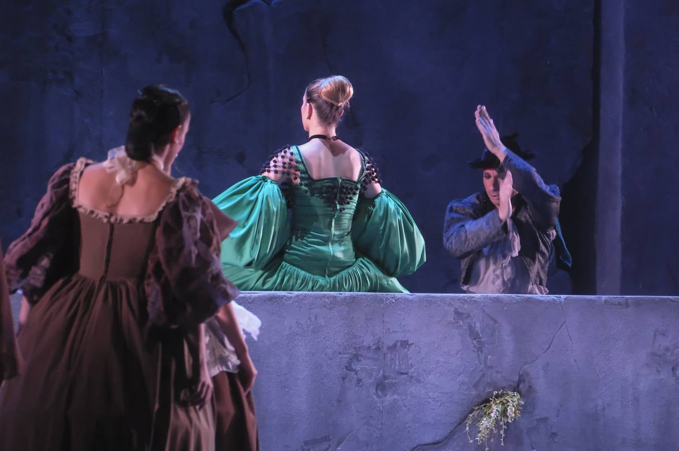 Puesta en escena del espectáculo 'Pineda' a cargo del Ballet Flamenco de Andalucía