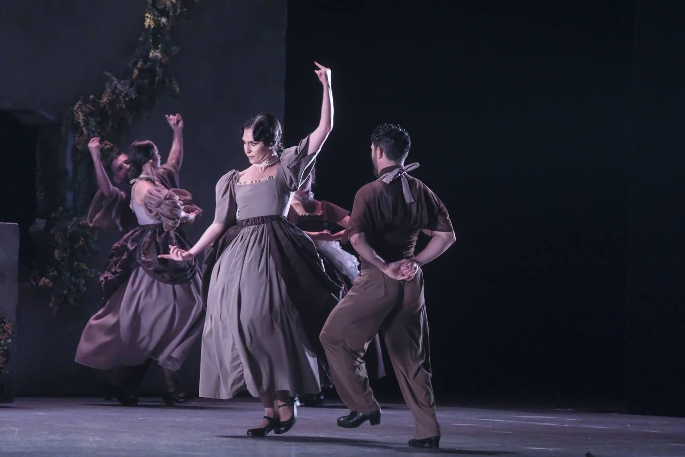 Puesta en escena del espectáculo 'Pineda' a cargo del Ballet Flamenco de Andalucía