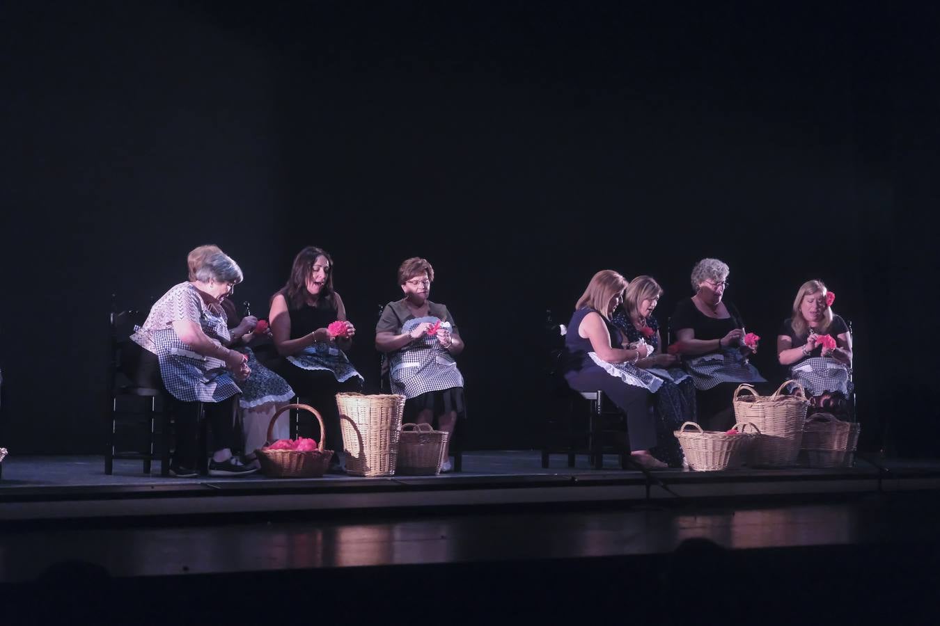 Puesta en escena del espectáculo 'Pineda' a cargo del Ballet Flamenco de Andalucía