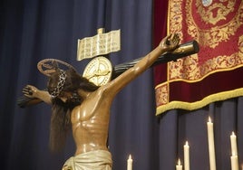 El Cristo de San Agustín de San Roque será retirado del culto el 1 de octubre