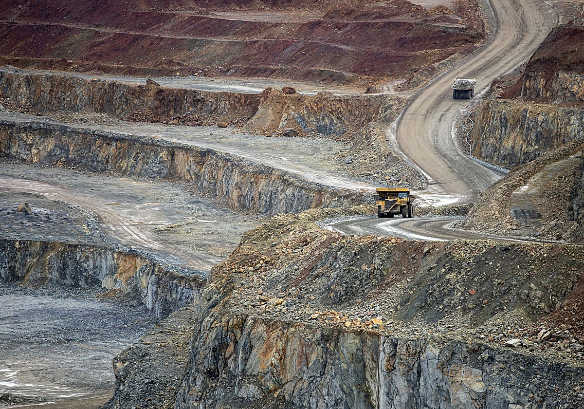 Una explotación minera en una imagen de archivo