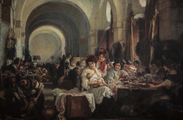 'Las cigarreras' (1915), de Gonzalo Bilbao