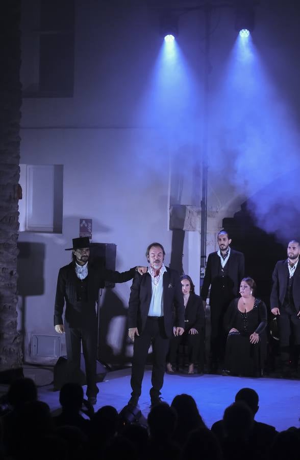 Un momento de la actuación este lunes de Juan de Juan en el monasterio de la Cartuja