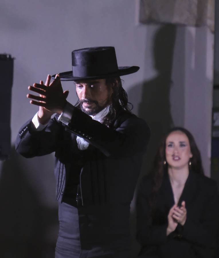 Un momento de la actuación este lunes de Juan de Juan en el monasterio de la Cartuja