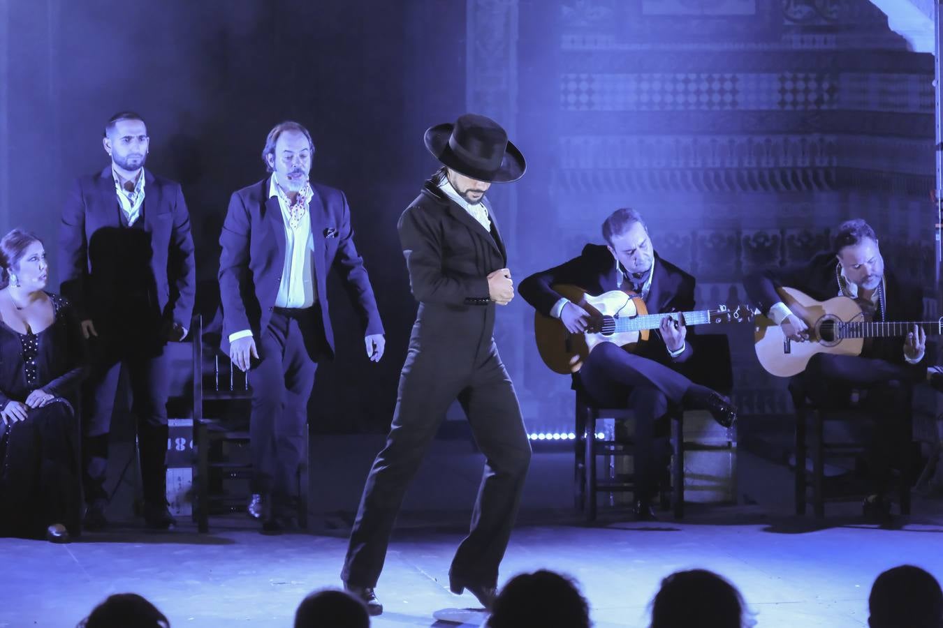 Un momento de la actuación este lunes de Juan de Juan en el monasterio de la Cartuja