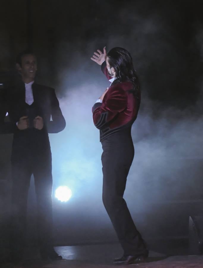 Un momento de la actuación este lunes de Juan de Juan en el monasterio de la Cartuja