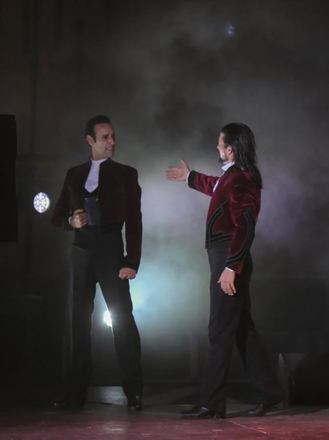 Un momento de la actuación este lunes de Juan de Juan en el monasterio de la Cartuja