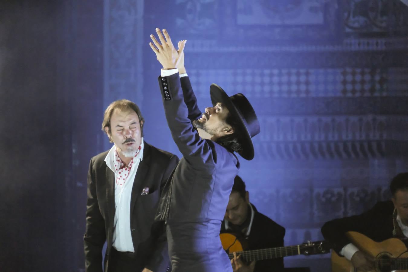 Un momento de la actuación este lunes de Juan de Juan en el monasterio de la Cartuja