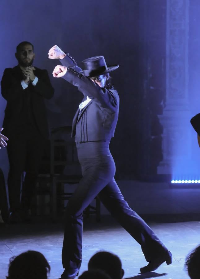 Un momento de la actuación este lunes de Juan de Juan en el monasterio de la Cartuja