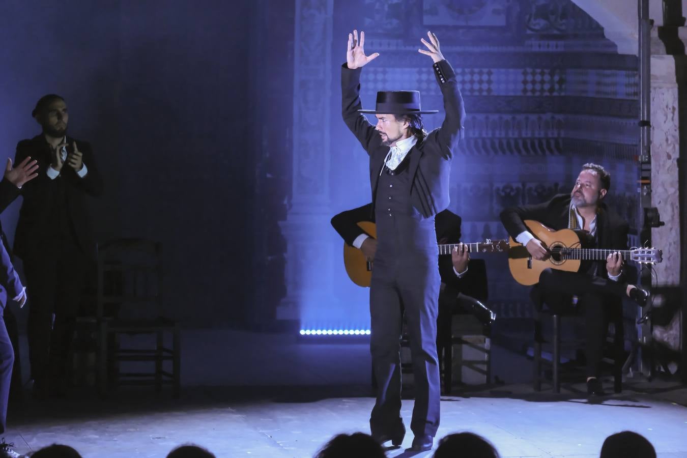 Un momento de la actuación este lunes de Juan de Juan en el monasterio de la Cartuja