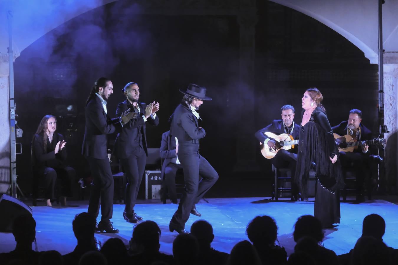 Un momento de la actuación este lunes de Juan de Juan en el monasterio de la Cartuja