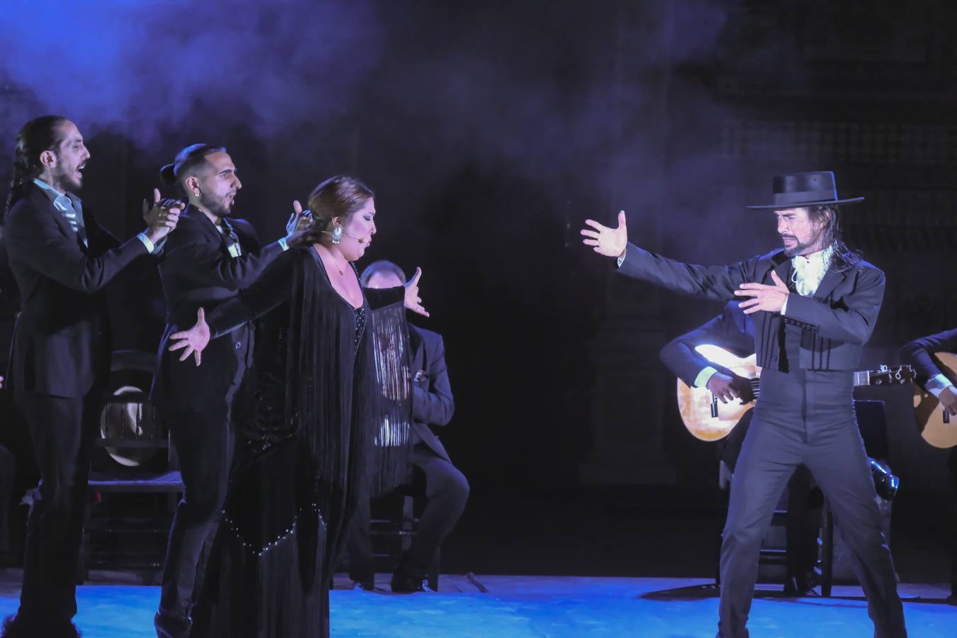 Un momento de la actuación este lunes de Juan de Juan en el monasterio de la Cartuja