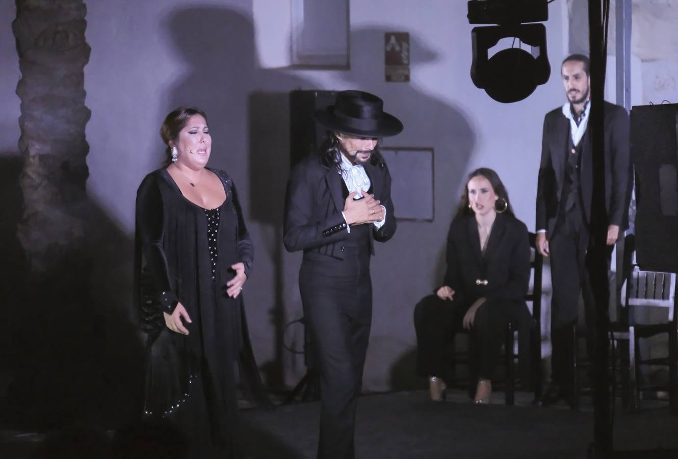 Un momento de la actuación este lunes de Juan de Juan en el monasterio de la Cartuja