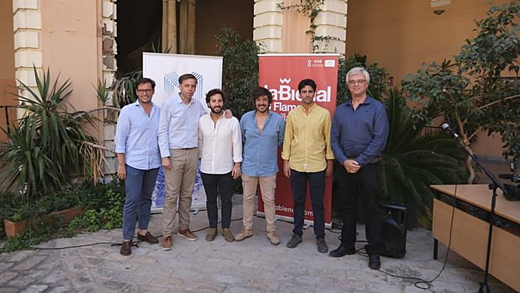 Fernando Mañes, Cristóbal Ortega, Chico Pérez, Sergio de Lope, Luis Ybarra e Israel Sánchez