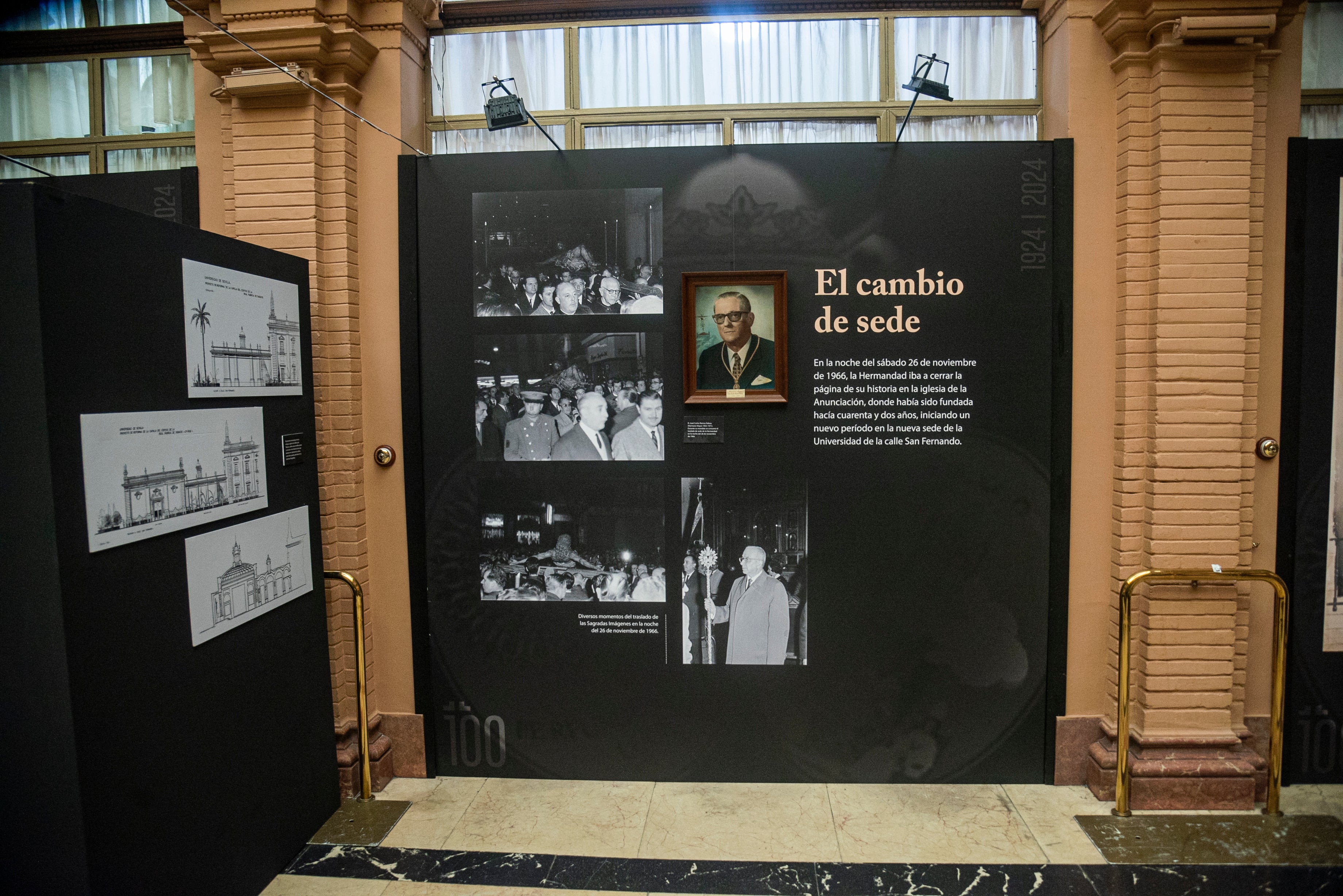 Detalles de la exposición del centenario de los Estudiantes