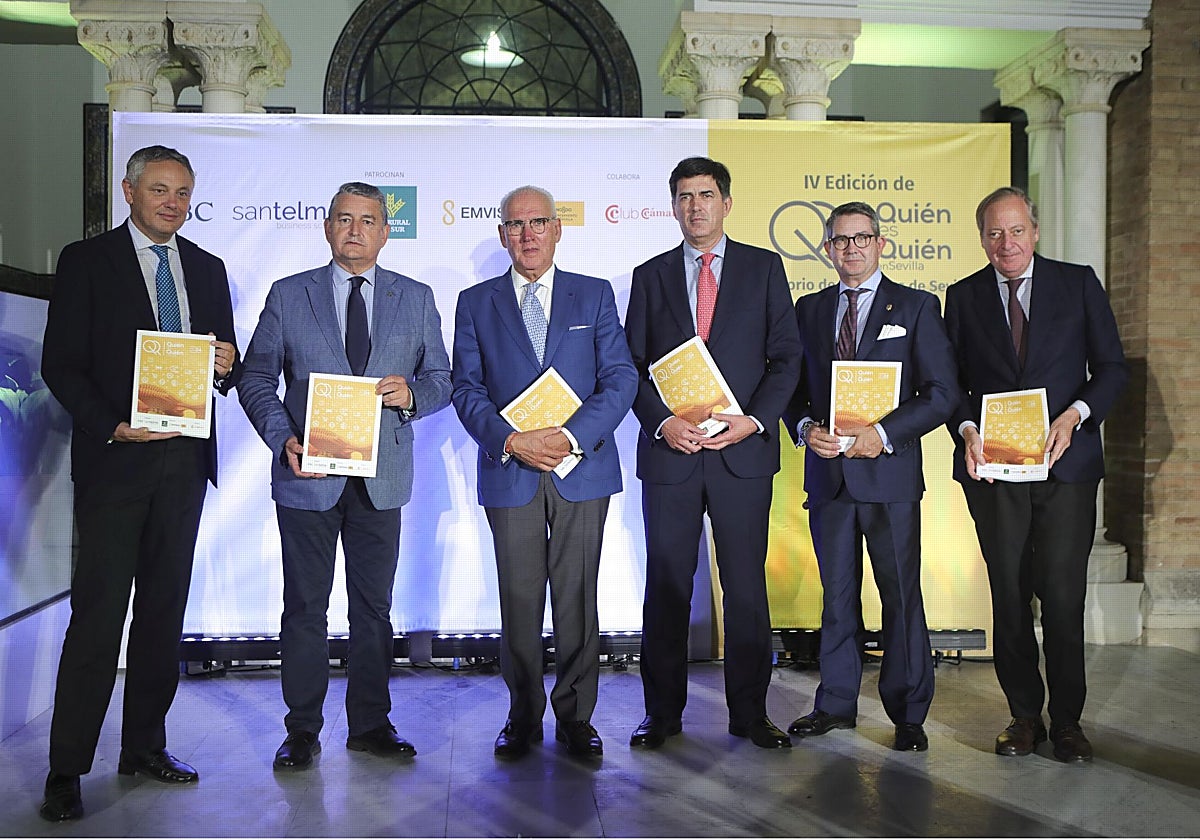 Alberto García Reyes, Antonio Sanz, Eustasio Cobreros, Juan Pérez Gálvez, José Manuel Cansino y Álvaro Rodríguez Guitart