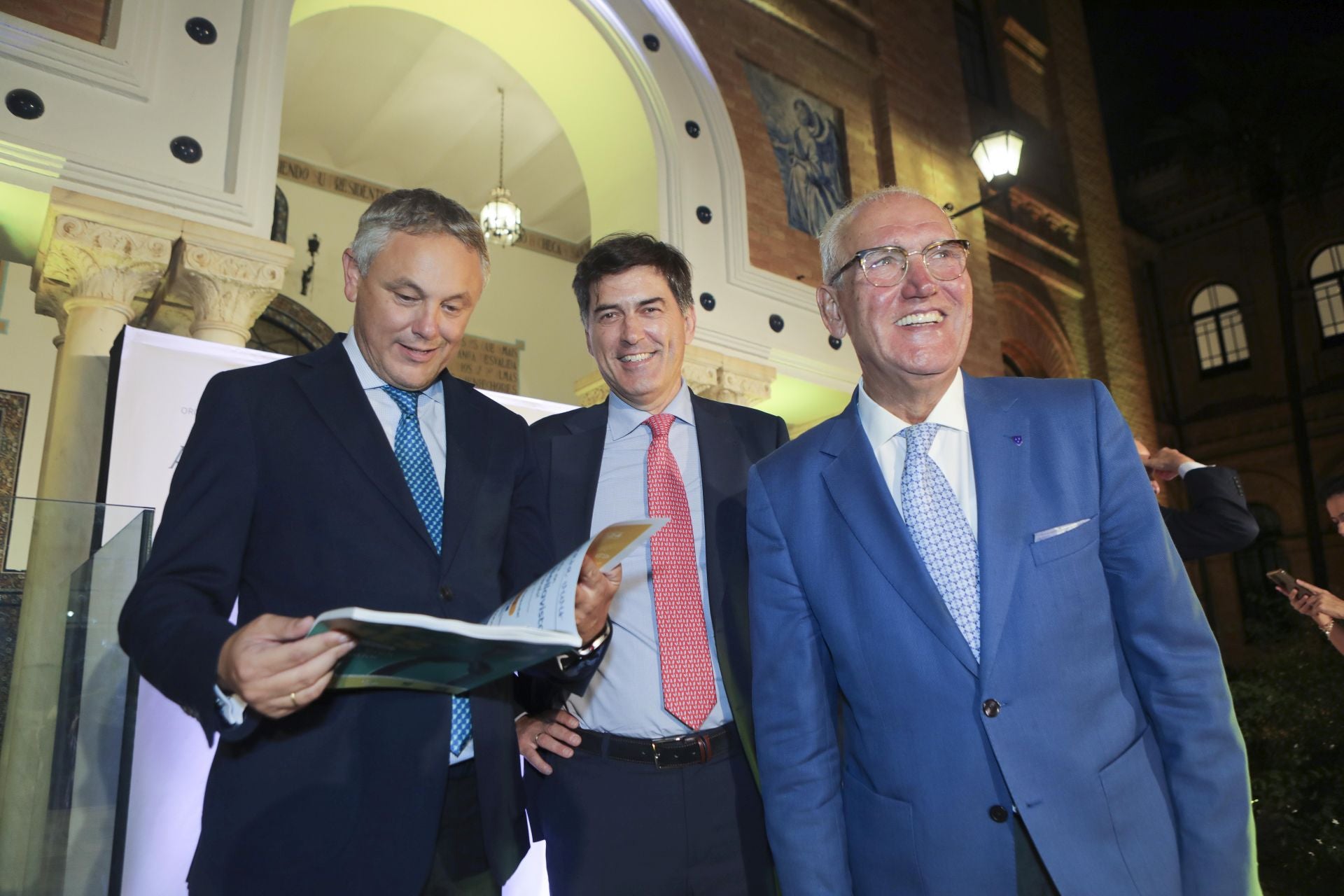 Alberto García Reyes, Juan Pérez Gálvez y Eustasio Cobreros