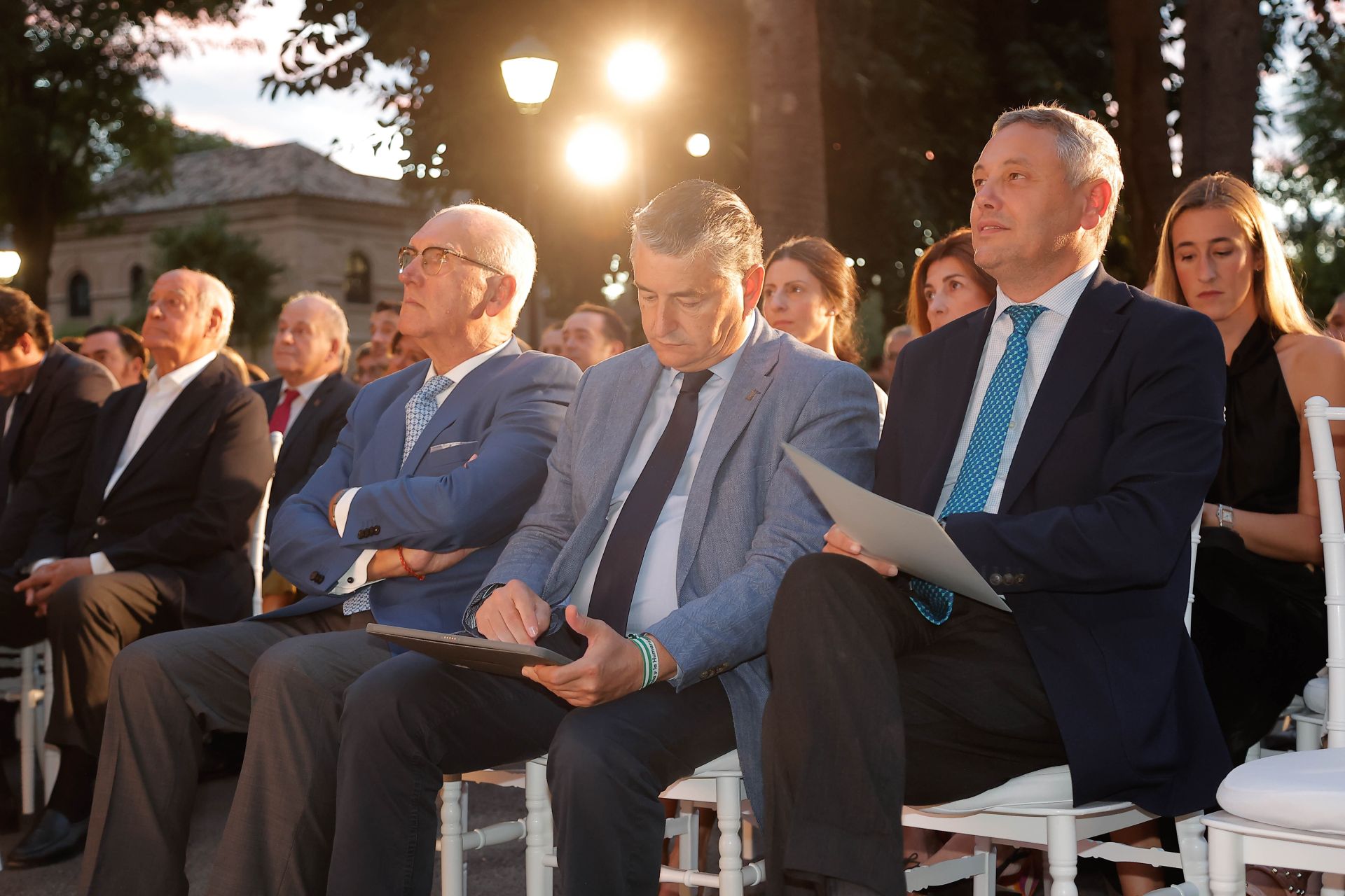 Eustasio Cobreros, Antonio Sanz y Alberto García Reyes