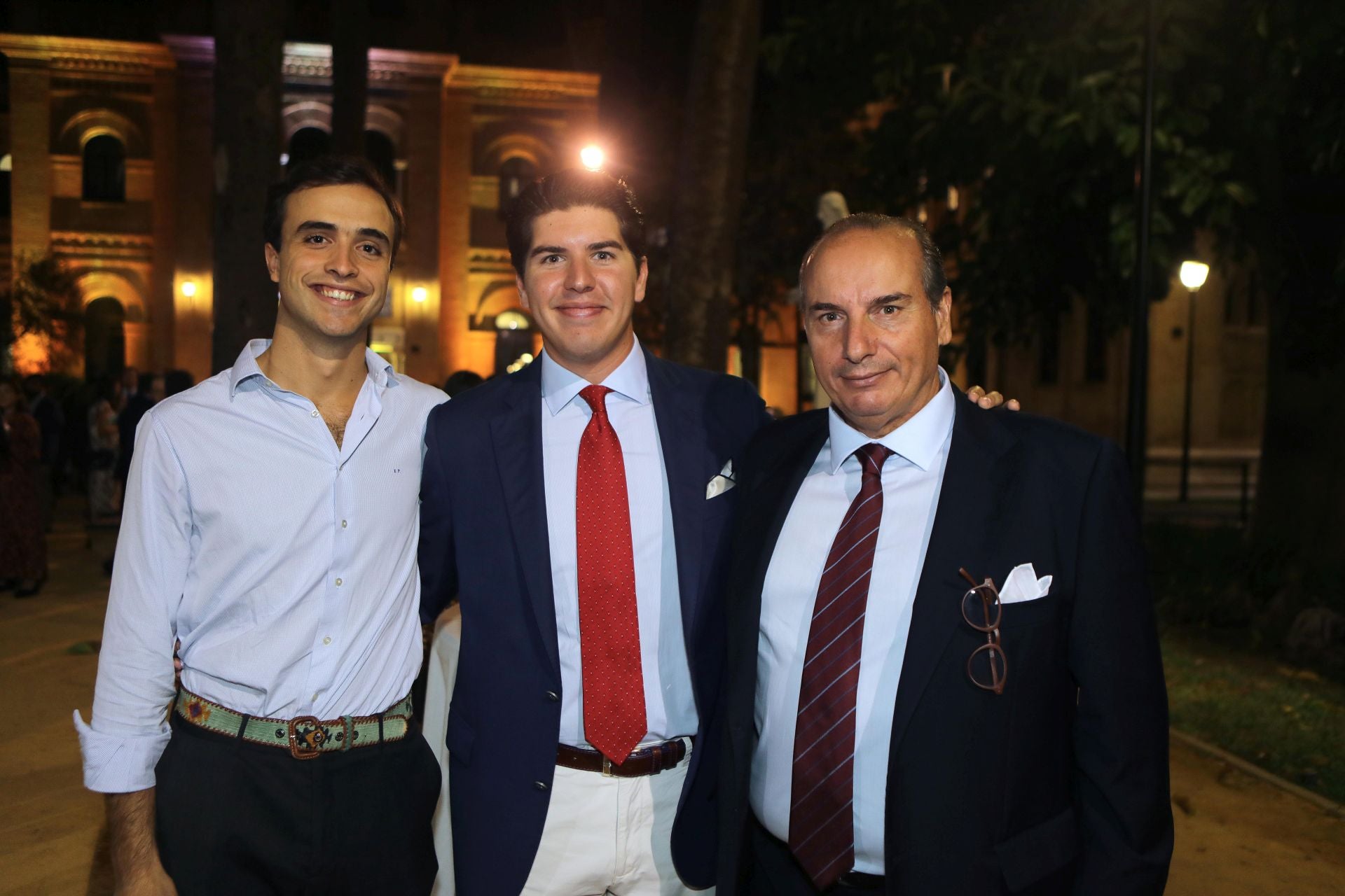 Íñigo Pommarez, Carlos Aguaded y Carlos Aguaded