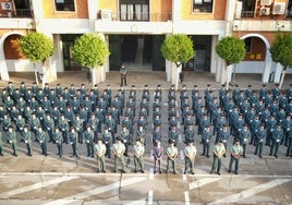 Se incorporan 153 nuevos agentes a la Comandancia de la Guardia Civil de Sevilla