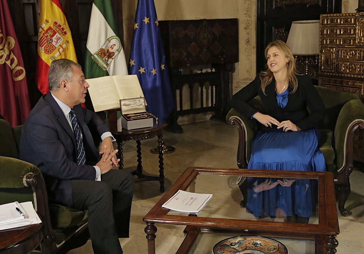 Reunión de José Luis Sanz y Cristina Peláez en noviembre del año pasado