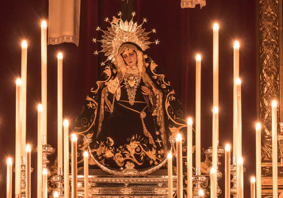 La Virgen de los Dolores, obra de Pineda Calderón