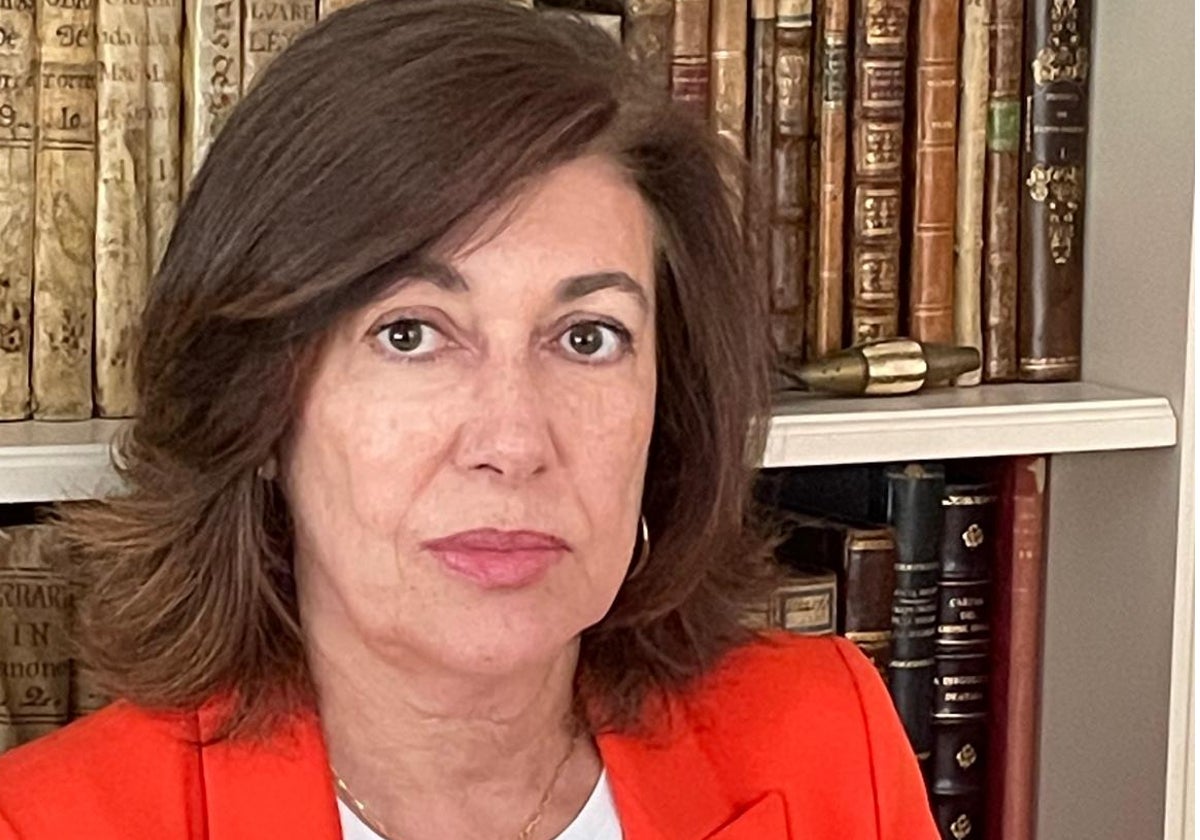 La investigadora Anunciada Colón de Carvajal, descendiente de Cristóbal Colón