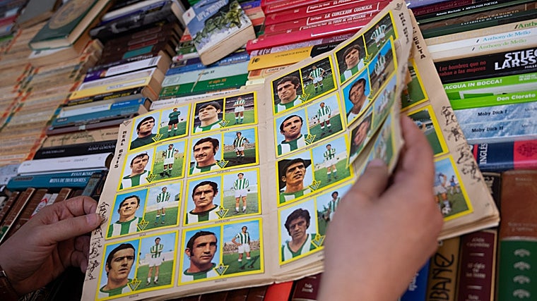 Un álbum de cromos de la Liga de fútbol