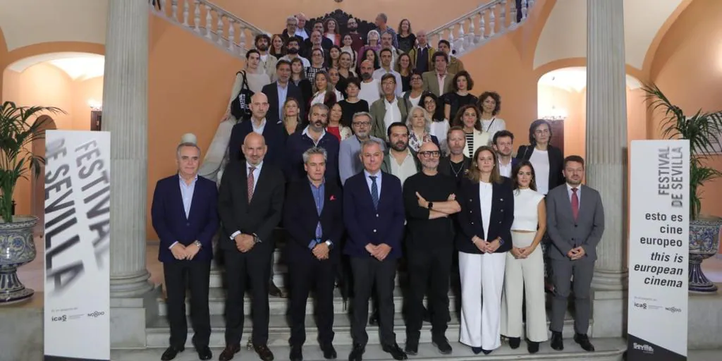 Paz Vega, Natalia de Molina, Paco León y Nazario, en el 21º Festival de Cine Europeo de Sevilla