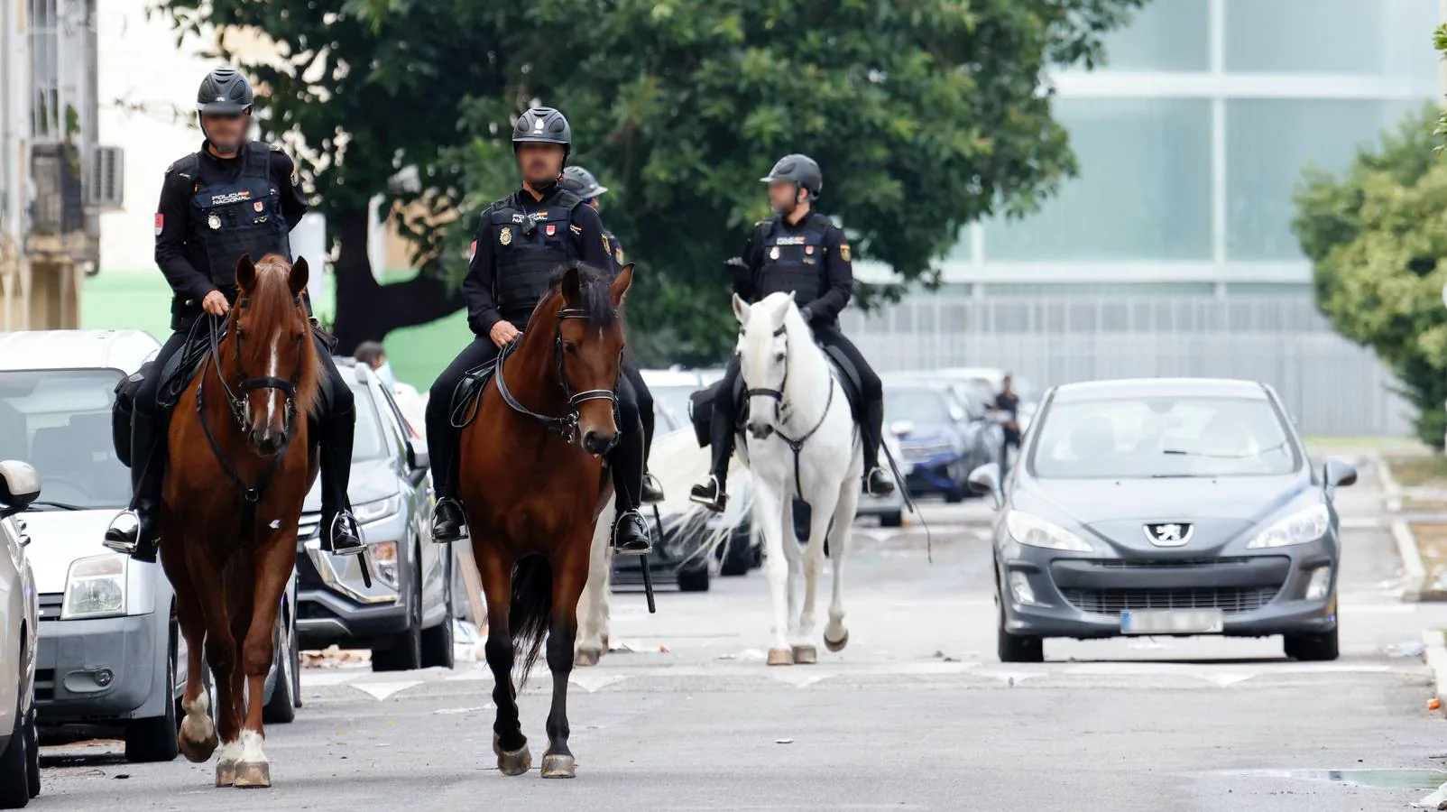 Gran operativo policial en el barrio de las Tres Mil Viviendas