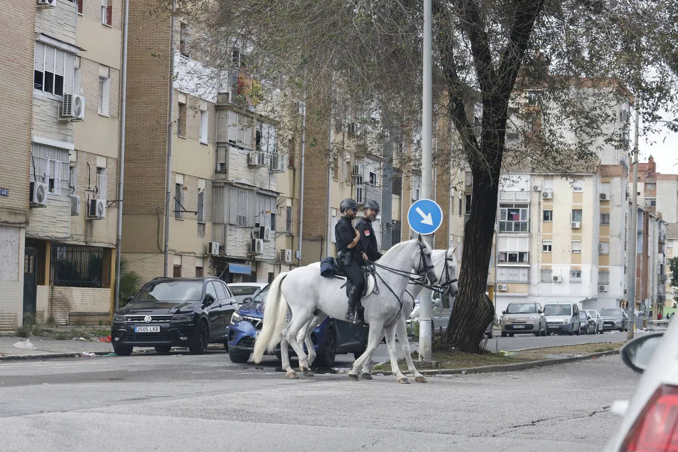 Gran operativo policial en el barrio de las Tres Mil Viviendas