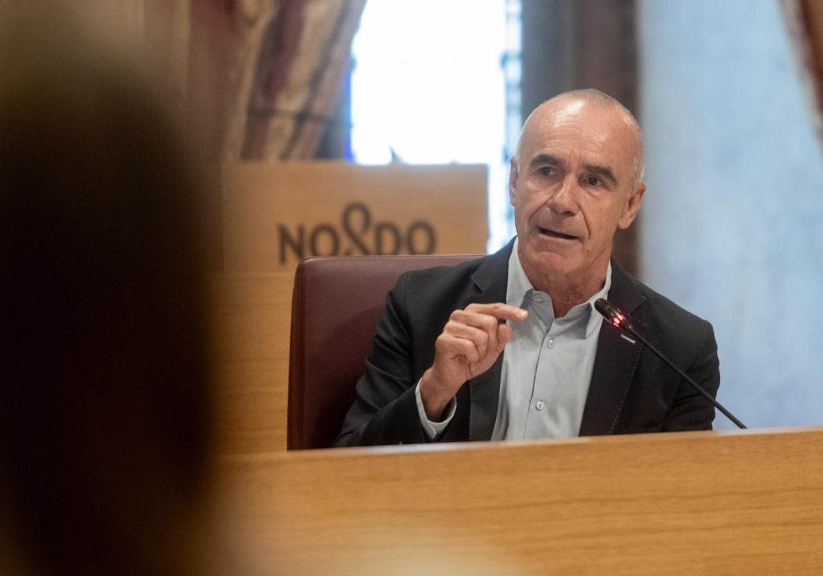 Imagen de archivo de Antonio Muñoz en el Pleno del Ayuntamiento