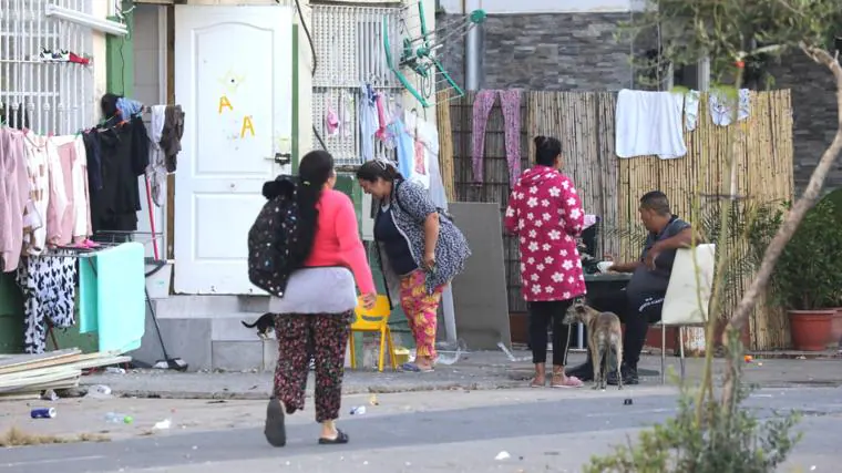 Una instantánea del barrio a primer ahora de esta mañana