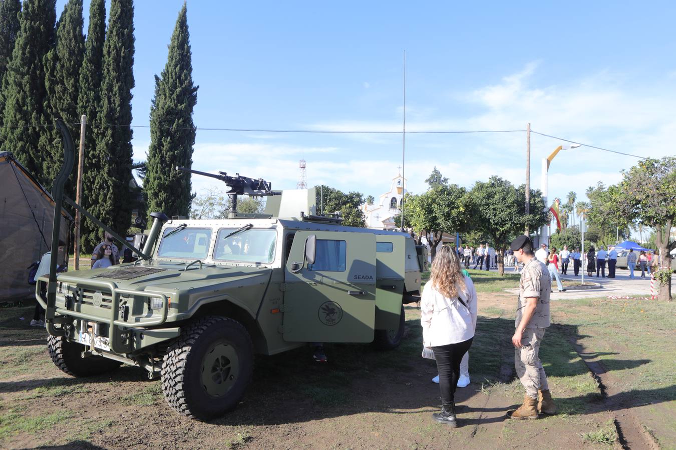 Instantánea de la jornada festiva este sábado en Tablada