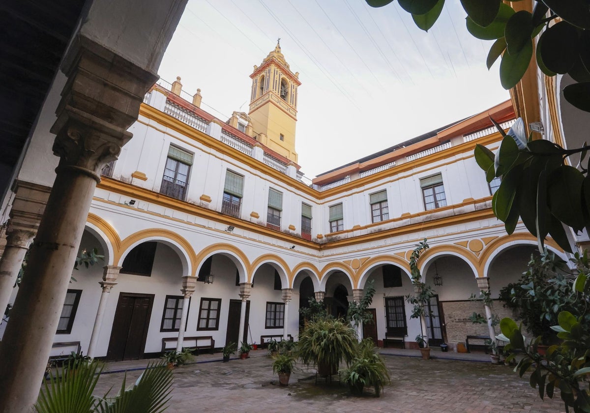 Claustro de San Alberto, que recientemente ha recibido el '«sí» de urbanismo para alojar una hospedería