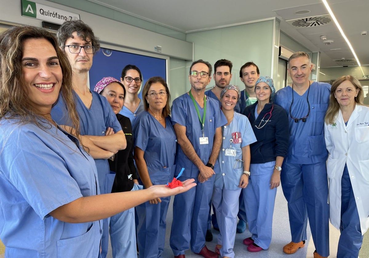 Equipo de especialistas en Cirugía Pediátrica y Cardiopatías Congénitas Infantiles del Hospital Universitario Virgen del Rocío