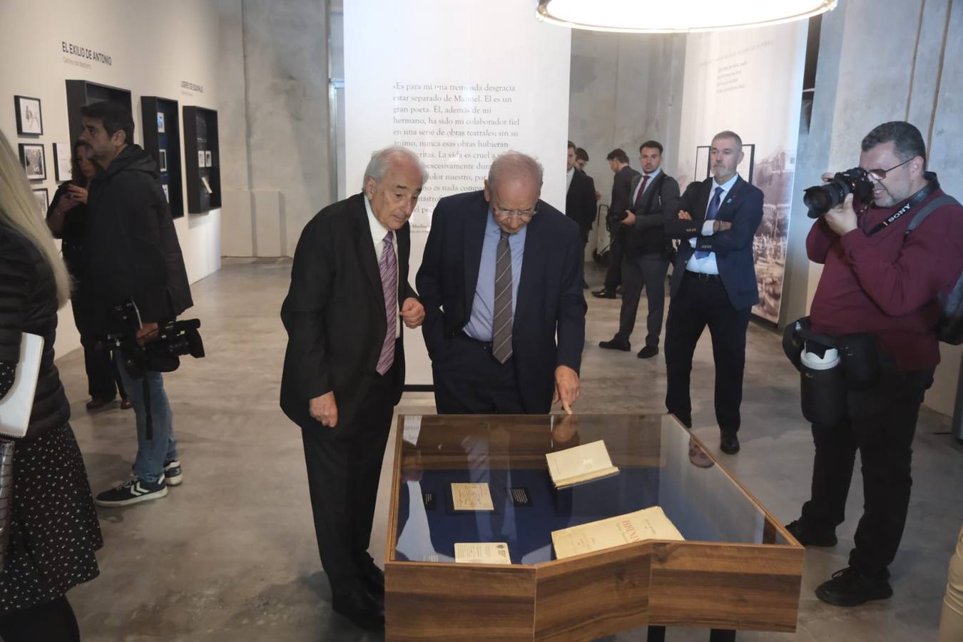 inauguración de la exposición 'Los Machado. Retrato de familia', en la Fábrica de Artillería de Sevilla