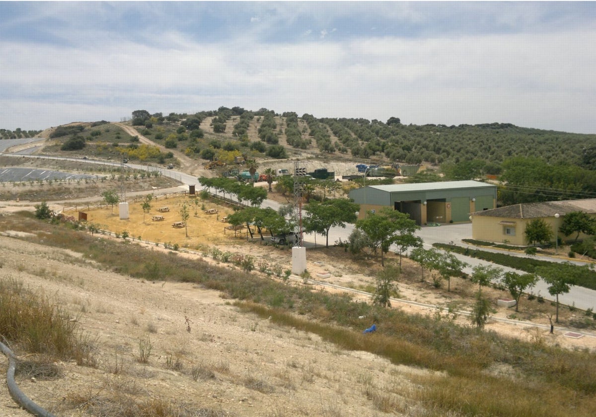 Vista general de la planta de reciclaje del Consorcio de Medio Ambiente Sierra Sur Estepa