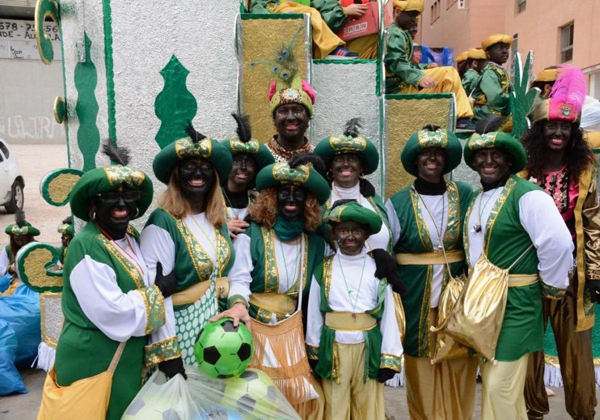 Un grupo de beduinos en la Cabalgata de Tomares